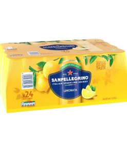San Pelligrino Lemon Cans 330ml 24 Pack (KA814)