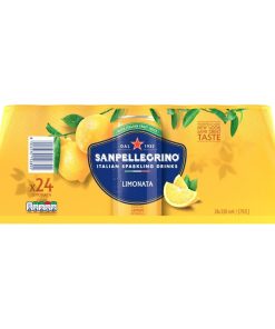 San Pelligrino Lemon Cans 330ml 24 Pack (KA814)