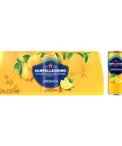 San Pelligrino Lemon Cans 330ml 24 Pack (KA814)