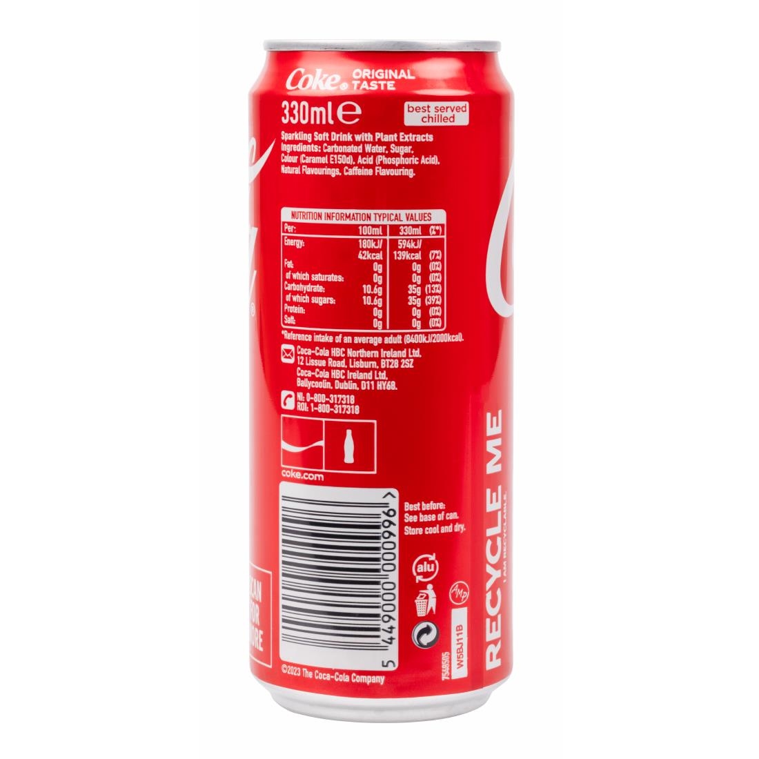 Coca-Cola Slim Cans 330ml 24 Pack (KA816)