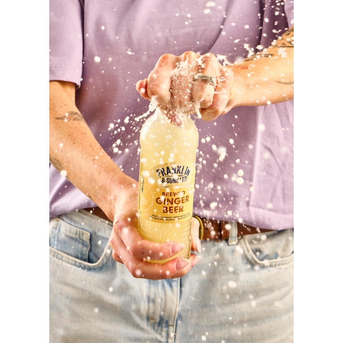 Franklin and Sons Brewed Ginger Beer 275ml 12 Pack (KA842)