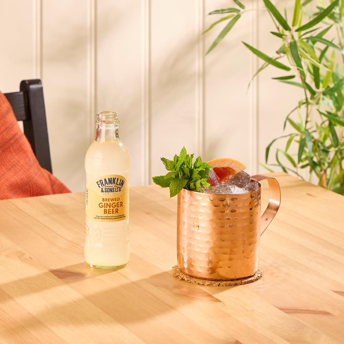 Franklin and Sons Brewed Ginger Beer 275ml 12 Pack (KA842)