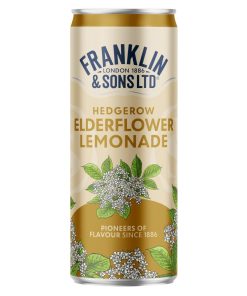Franklin and Sons Hedgerow Elderflower Lemonade Cans 250ml 12 Pack (KA845)