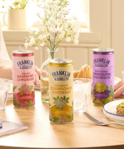 Franklin and Sons Hedgerow Elderflower Lemonade Cans 250ml 12 Pack (KA845)