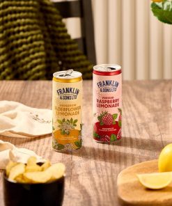 Franklin and Sons Hedgerow Elderflower Lemonade Cans 250ml 12 Pack (KA845)