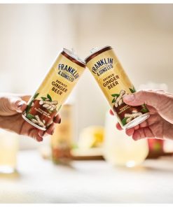 Franklin and Sons Brewed Ginger Beer Cans 250ml 12 Pack (KA846)