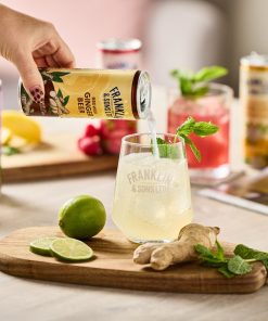 Franklin and Sons Brewed Ginger Beer Cans 250ml 12 Pack (KA846)