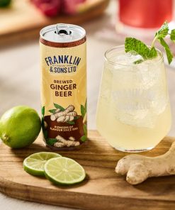 Franklin and Sons Brewed Ginger Beer Cans 250ml 12 Pack (KA846)