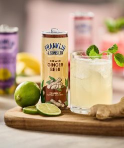 Franklin and Sons Brewed Ginger Beer Cans 250ml 12 Pack (KA846)