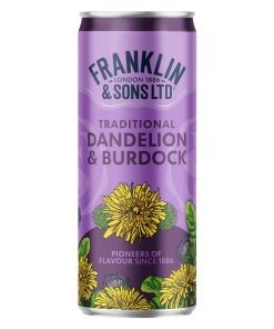 Franklin and Sons Traditional Dandelion and Burdock Cans 250ml 12 Pack (KA847)