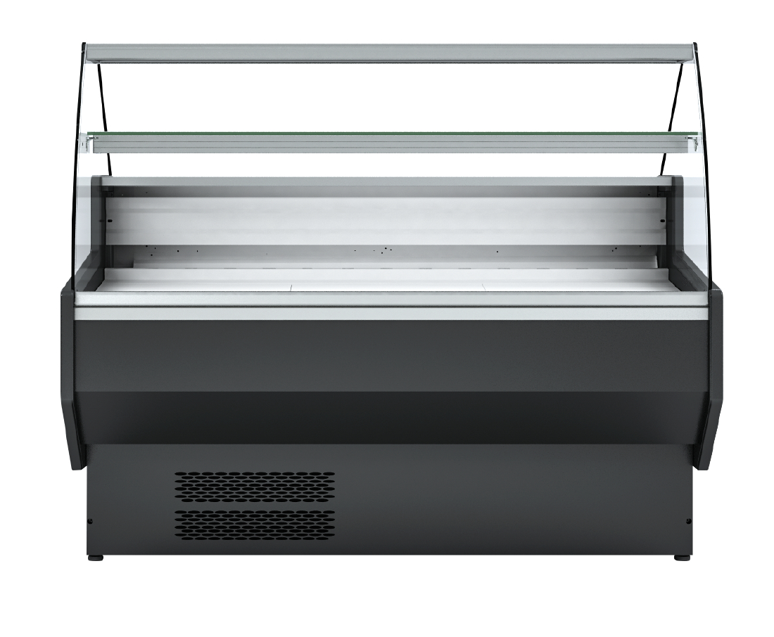 Polar G-Series Curved Glass Serve Over Counter Fridge 1.5m (PG014)