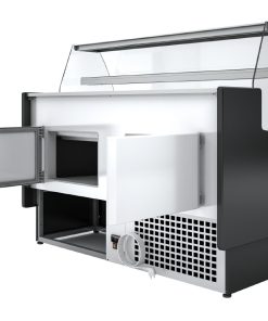 Polar G-Series Curved Glass Serve Over Counter Fridge 1.5m (PG014)