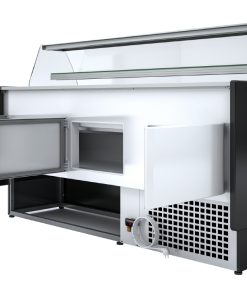 Polar G-Series Curved Glass Serve Over Counter Fridge 2m (PG015)