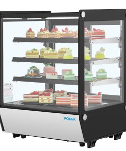 Polar G-Series Square Glass Countertop Display Fridge 145Ltr (PG024)