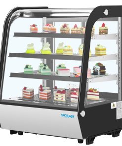 Polar G-Series Rounded Glass Countertop Display Fridge 145Ltr (PG026)