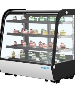 Polar G-Series Rounded Glass Countertop Display Fridge 185Ltr (PG027)