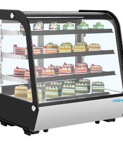 Polar G-Series Rounded Glass Countertop Display Fridge 185Ltr (PG027)