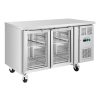 Polar U-Series Two Door Counter Fridge with Glass Doors (UA068)