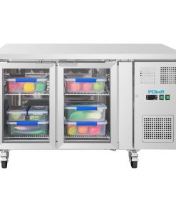 Polar U-Series Two Door Counter Fridge with Glass Doors (UA068)