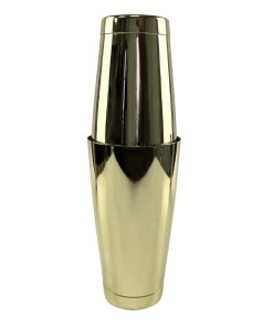 Beaumont Boston Can Set Gold Plated 828ml and 532ml (3880)