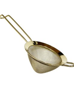 Beaumont Fine Mesh Strainer Gold Plated (3894)