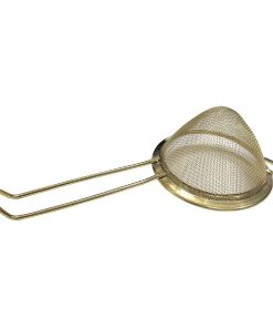 Beaumont Fine Mesh Strainer Gold Plated (3894)