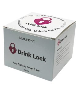 Beaumont Drink Lock Anti Spiking Drink Covers 250 Pack (BM136)