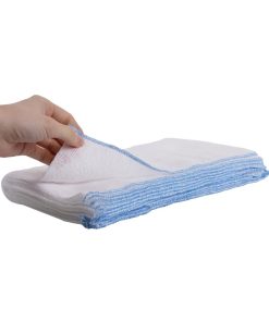 Jantex Dish Cloths Blue 400x300mm 10 Pack (JB592)