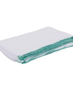 Jantex Dish Cloths Green 400x300mm 10 Pack (JB593)