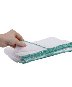 Jantex Dish Cloths Green 400x300mm 10 Pack (JB593)
