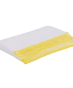 Jantex Dish Cloths Yellow 400x300mm 10 Pack (JB595)