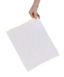 Jantex Dish Cloths Yellow 400x300mm 10 Pack (JB595)