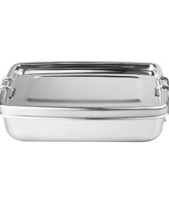 Fiesta Reusable Stainless Steel Food to Go Container 180x120mm (JC982)