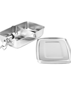 Fiesta Reusable Stainless Steel Food to Go Container 180x120mm (JC982)