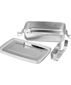 Fiesta Reusable Stainless Steel Food to Go Container 180x120mm (JC982)