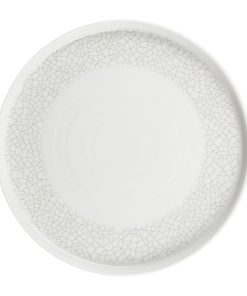 Churchill Viana Walled Plates Charcoal Grey 260mm 6 Pack (JF708)