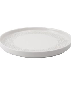 Churchill Viana Walled Plates Charcoal Grey 210mm 6 Pack (JF709)