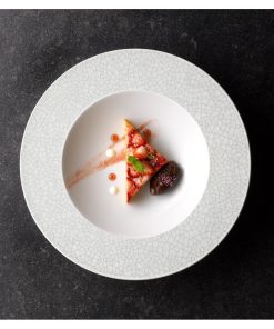 Churchill Viana Wide Rim Bowls Charcoal Grey 280mm 12 Pack (JF714)