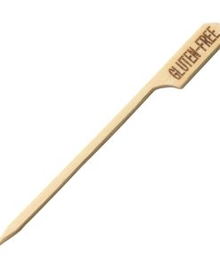 Tablecraft Gluten Free Bamboo Paddle Marker 3.5 100 Pack (CH561)