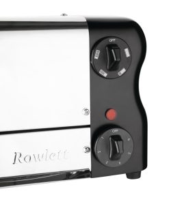 Rowlett Esprit 6 Slot Toaster Jet Black with Duraheat Elements and Sandwich Cage (HW917)
