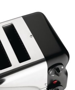 Rowlett Esprit 6 Slot Toaster Jet Black with Duraheat Elements and Sandwich Cage (HW917)