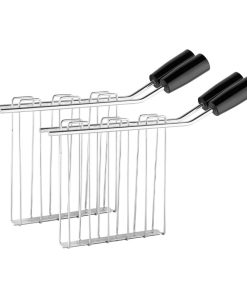 Rowlett Esprit 6 Slot Toaster Jet Black with Duraheat Elements and Sandwich Cage (HW917)