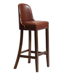 Kilsby Bar Chair in Vintage with Bison Espresso Seat (HX901)
