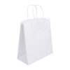 Fiesta Recyclable Twist Handle White Paper Bags Medium 250 Pack (HY763)