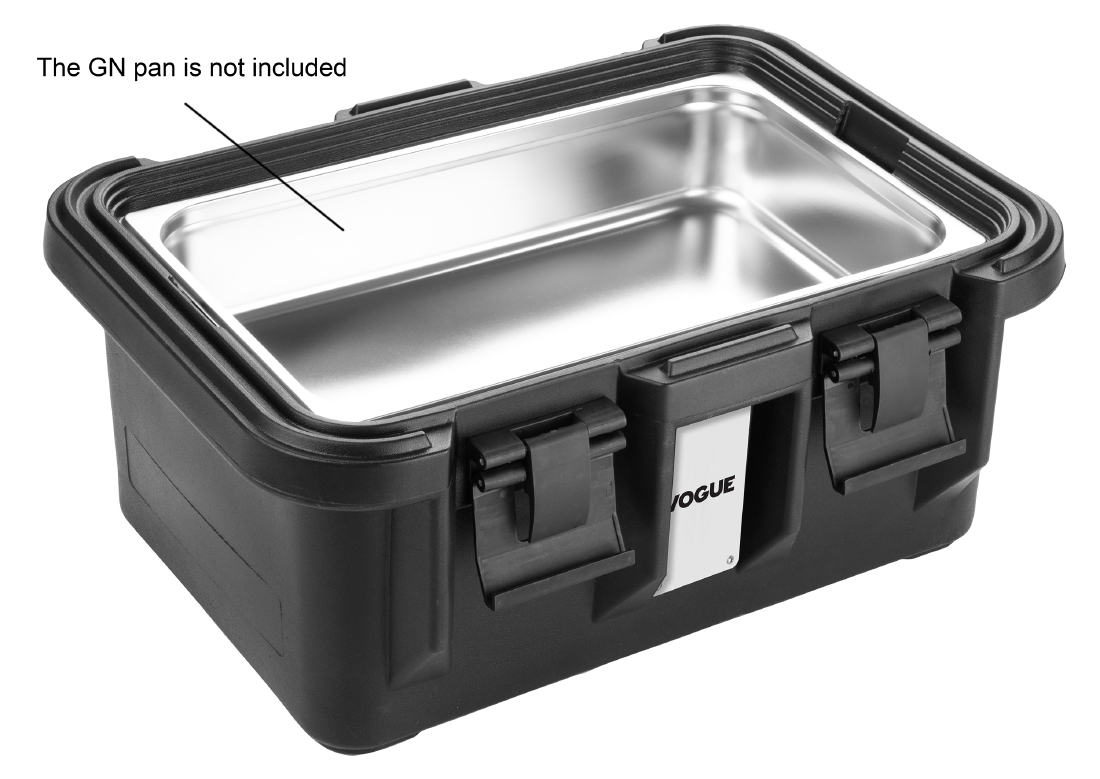 Vogue Top Loading Heavy Duty Insulated GN Box (JE370)