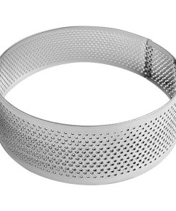 Vogue Perforated Round Cake Ring 100x35mm (JK401)