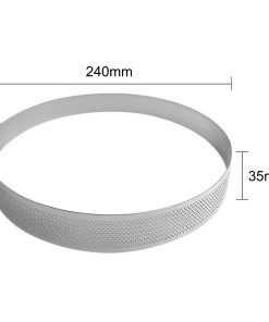Vogue Perforated Round Cake Ring 240x35mm (JK403)