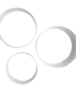 Nisbets Essentials St-St Mousse Rings 3 Pack (JK412)