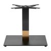 Boston Sleek Large Square Coffee Table Base Black and Gold (JK454)