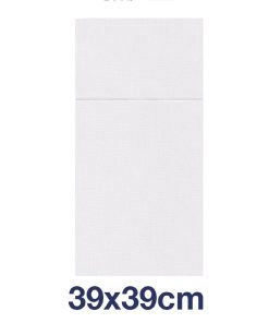 Tork LinStyle Cutlery Bag Napkins White 14 Pack (JM997)